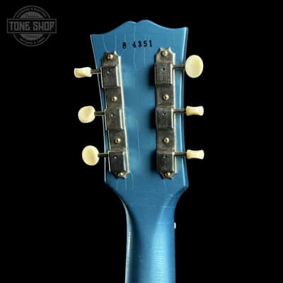 Used 2024 Gibson Custom Shop 1958 Les Paul Jr Double Cut Pelham Blue Murphy Lab Ultra Light Aged w/case TSU25244 image 10