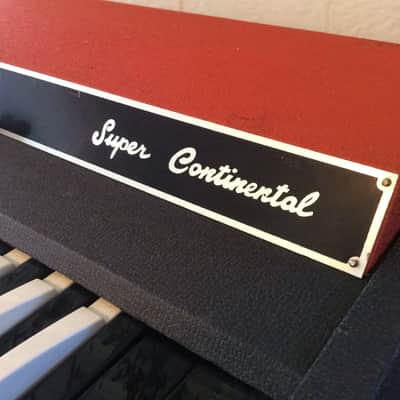Original vintage VOX Super Continental 1967 analog combo organ image 9