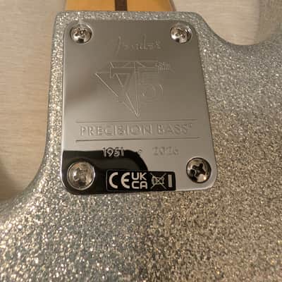 Fender 75th Anniversary Player II Precision Bass 2026 - Diamond Dust Sparkle image 5