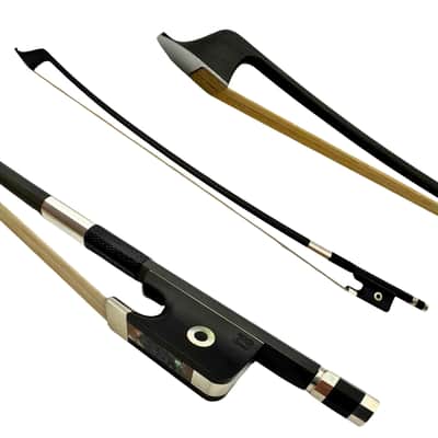 ZS Strings Eclipse Carbon Fiber French Bass Bow 2025 image 3