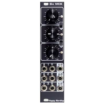 Happy Nerding 6xMIX Eurorack Audio Mixer Module (Black) image 4