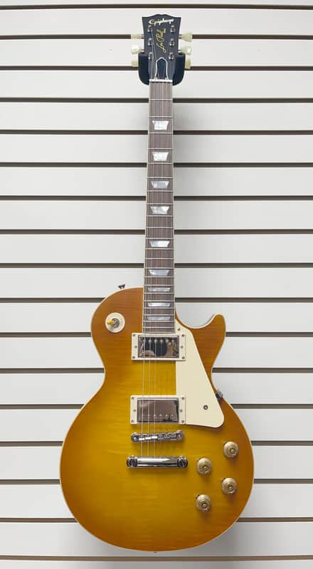 Epiphone "Inspired by Gibson Custom" '59 Les Paul Standard 2024 Iced Tea Burst with case image 1