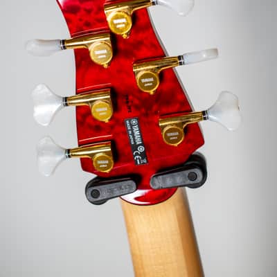 Yamaha TRBJP2 John Patitucci Signature 6-String Bass TRB-JP2 2021 - Transparent Dark Red Excellent Condition **SCOTT'S BASS LESSONS GIVEAWAY WINNER** image 11