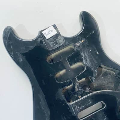 Black SSH Basswood Guitar Strat Style Body image 12