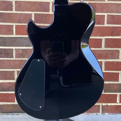 Reverend Contender 290, Midnight Black, Pau Ferro Fretboard, Korina Body, Locking Tuners image 6