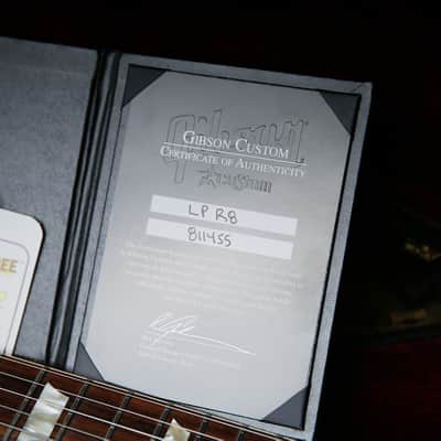 Gibson USA Custom Shop 58' R8 Reissue Les Paul Washed Cherry Sunburst image 5