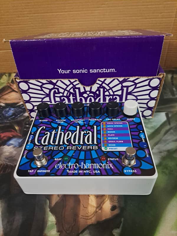Electro-Harmonix Cathedral Stereo Reverb 2009 - 2020 - Blue / Purple image 1