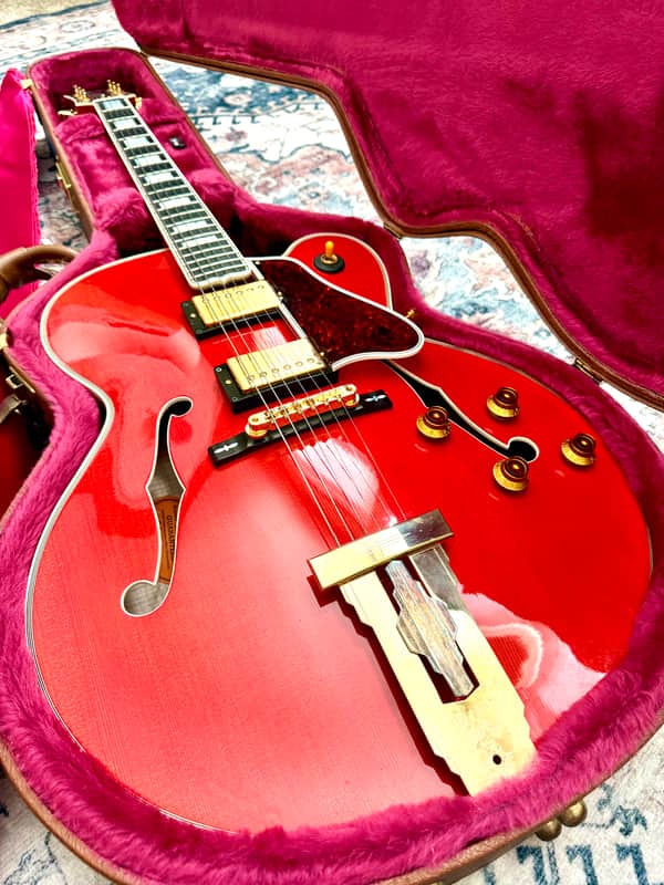 1998 Gibson L5-CT "FIGURED CHERRY RED" Custom Historic Series + OHSC image 1