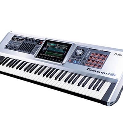 Roland Fantom-G6 61-Key Workstation Keyboard 2008 - 2012 - Silver image 1