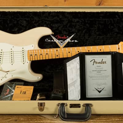 Fender Custom Shop Vintage Custom '57 Strat - Aged White Blonde *Used* image 11