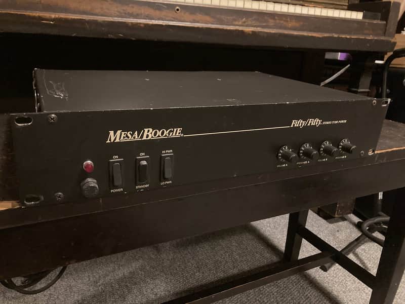 Mesa Boogie Fifty/Fifty Tube Power Amp 2000's Black image 1