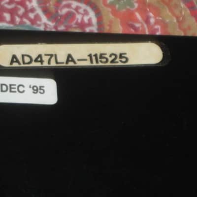 lightly used DOD FX7Guitar FX Processor / Preamp + NON original 9VAC adaptor (unit from December 1995) black, hard plastic casing, metal bottom plate (NO box, NO paperwork) image 5