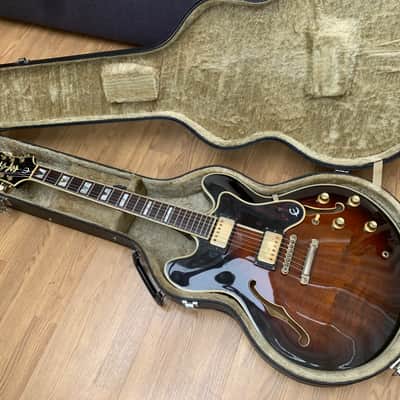 Epiphone Sheraton 1983 Sunburst Japan Oasis OHSC Case image 1