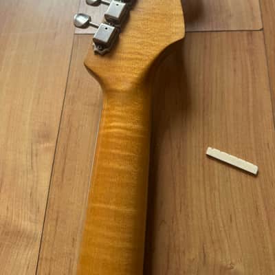 Lefty Strat Neck genuine Brazilian Rosewood image 16