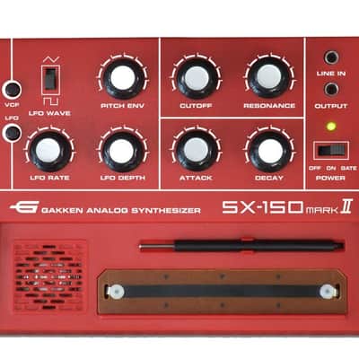 Gakken SX-150 Mark II Analog Synthesizer "Red" image 1