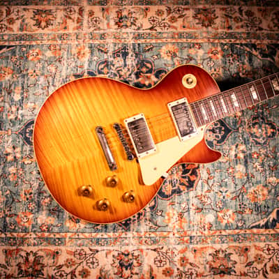 Gibson Custom M2M 1959 Les Paul VOS Handpicked Top Slow Ice Tea Fade Top #7 94609 image 8