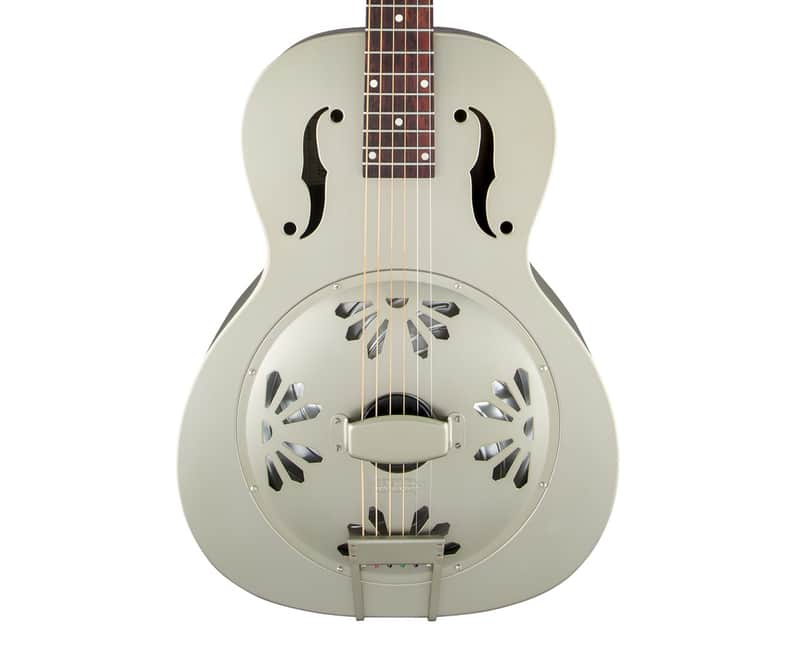 Used Gretsch G9201 Honey Dipper Round-Neck Brass Body Resonator Guitar image 1
