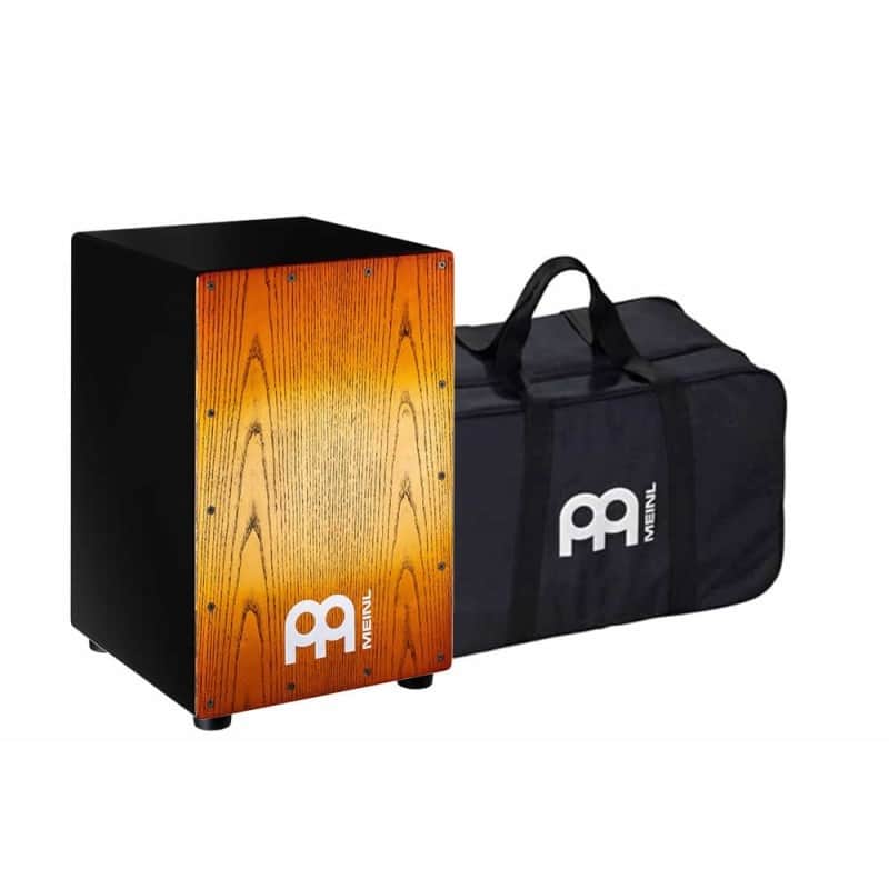 MEINL MCAJ100BK-SAF+ [Headliner Series Snare Cajon with Bag / Sonoran Amber Fade] [Includes genuine MEINL bag!] image 1