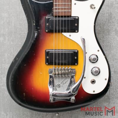 Used 1965 Mosrite Ventures II German Carve Body 3-Tone Burst image 1