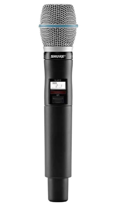 Shure QLXD2/B87C=-G50 Handheld Transmitter with Beta87C Microphone image 1