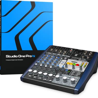 PreSonus StudioLive AR8c 8-Input Mixer / Digital Recorder / Audio Interface 2020 - Present - Gray / Blue image 2