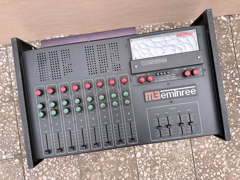 M3 EmThree Hotline MN8 Vintage 8-Channel Power Mixer w/ Tape Echo image 1