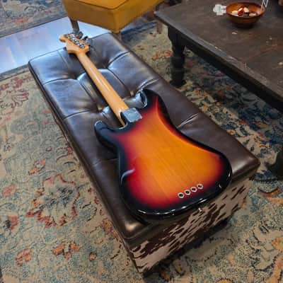 2008 Fender American Standard Precision Bass - 3-Tone Sunburst - w/Hardshell Case image 11