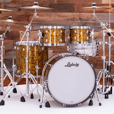 LUDWIG NEUSONIC 4 PIECE MOD 2 DRUM KIT, BUTTERSCOTCH PEARL image 2