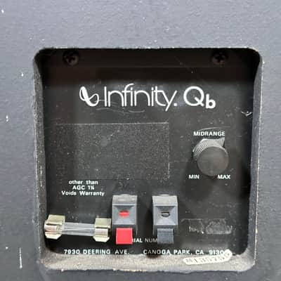 Vintage Infinity Qb 3-Way Floor Speaker Pair image 12
