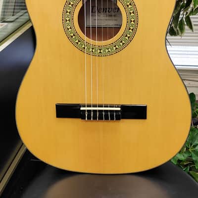 Denver DC44N-NAT Full-Size Nylon String Classical Guitar - Natural image 2