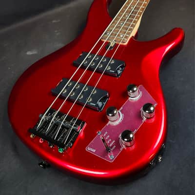 Yamaha TRBX304 4 String Bass, Solid Mahogany, Candy Apple Red image 4