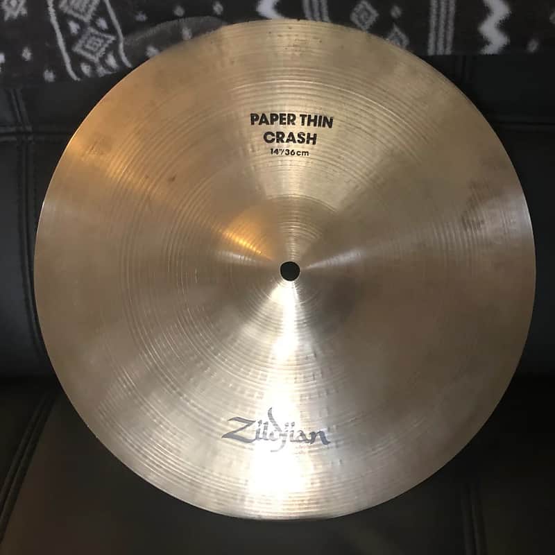 Zildjian 14" A Series Paper Thin Crash Cymbal 1983 - 2005 image 1