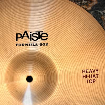PAISTE 602 15” HEAVY Hihats IMMACULATE Cond! ULTRA CRISP! 1212 1358 g Don’t Pay $856 image 3