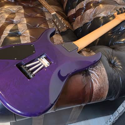 ESP The Mirage Custom Strat HSS Purple Ash MIJ Japan RARE Pre-Fender Deluxe image 19