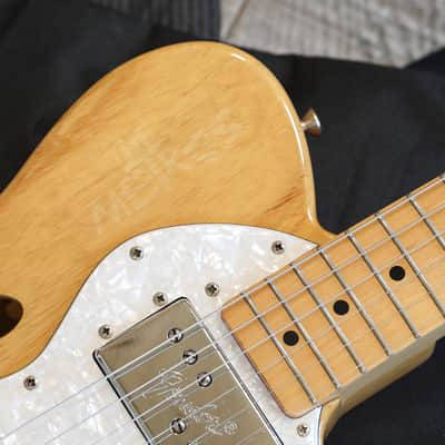2004 Fender Traditional 70's Thinline Telecaster MIJ Semi-Hollow Electric Guitar Natural + GB image 3