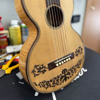 Pasquale Vinaccia Chitarra Terzina 1880 vintage antique classical guitar image 2