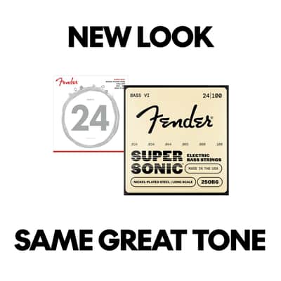 Fender SuperSonic 250B6 Bass VI Strings 24-100 image 4