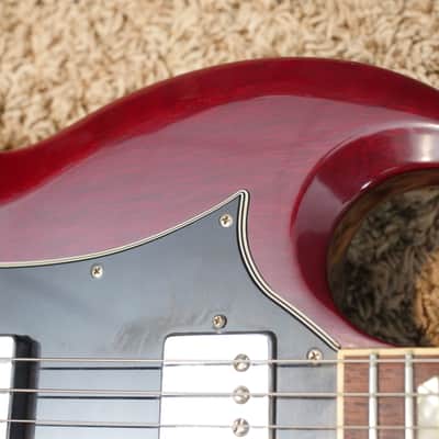 Video! 1993 Gibson "Headless" SG Standard Red image 13