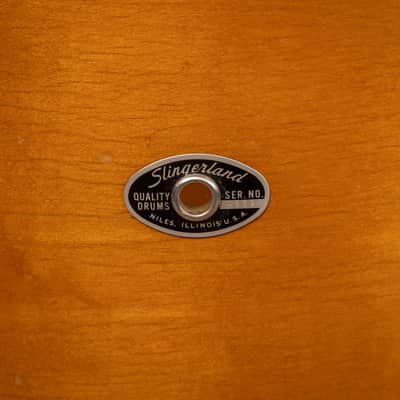 1970s Slingerland "New Rock" Maple Wood Drum Set image 5