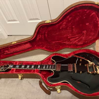Gibson Memphis ES-355 with Bigsby 2016 - 2018 Vintage Ebony VOS image 9