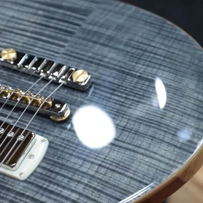 PRS SE McCarty 594 Charcoal Flame Maple Veneer Top Electric Guitar w/Bag image 12