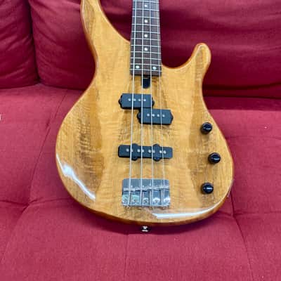 Yamaha TRBX174EW Mango Wood 4-String Electric Bass Guitar - Natural image 7