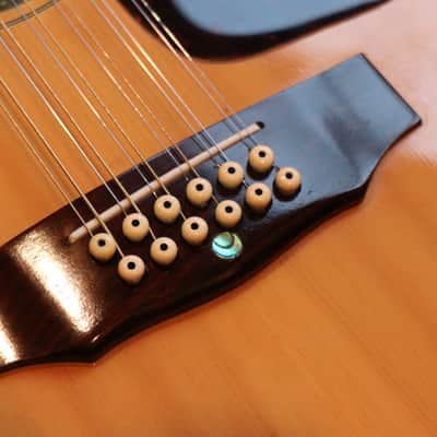 Rare Vintage Kiso Suzuki Dreadnought D55 Replica c.1972 + Pro Setup +Japan! (after the Guild style) image 2