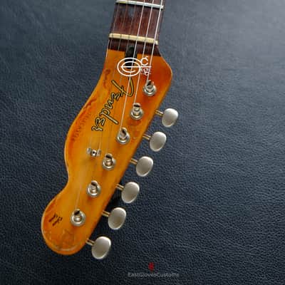 Fender Telecaster Nashville Deluxe Series Copper Gold with Gold Leaf ONE-OF-A-KIND Heavy Aged Relic image 21