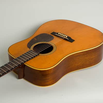 C. F. Martin  D-28 Flat Top Acoustic Guitar (1941), ser. #77774, molded fiberglass hard shell case. image 7