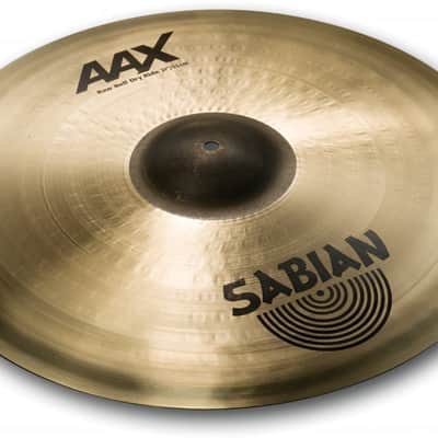 Sabian AAX 21" Raw Bell Dry Ride Cymbal Natural Finish | Bundle & Save| Made in Canada | Auth Dealer image 2