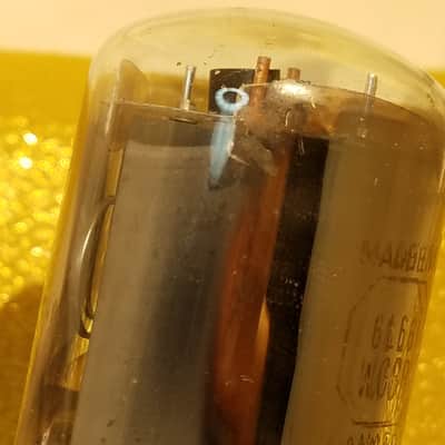 GE 0% Perfect Tight Matched Pair (2) 5881 tNOS AT1000 TESTED Vacuum Tubes Canada Smooth Plate Brown Base 6L6WGB rugged 6L6 Beam Power Tetrode 1954-1963 image 11