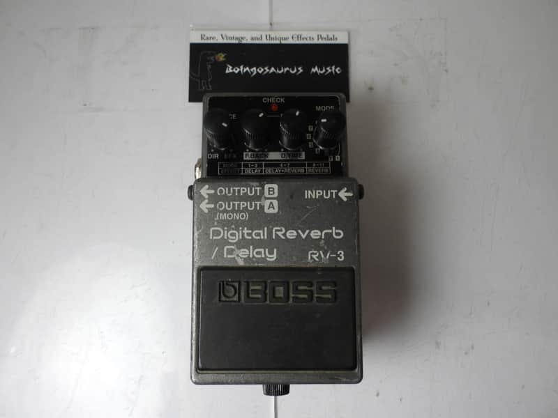 Boss RV-3 Digital Reverb & Delay Effects Pedal Vintage Free | Reverb