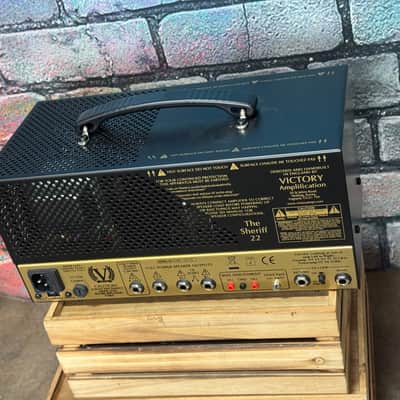 Victory Amps Sheriff 22 Compact Series 2-Channel 22-Watt Guitar Amp Head 2010s - Black/Gold image 5