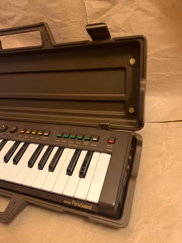 Yamaha PortaSound PS-2 1980s Chocolate Brown MINT with original